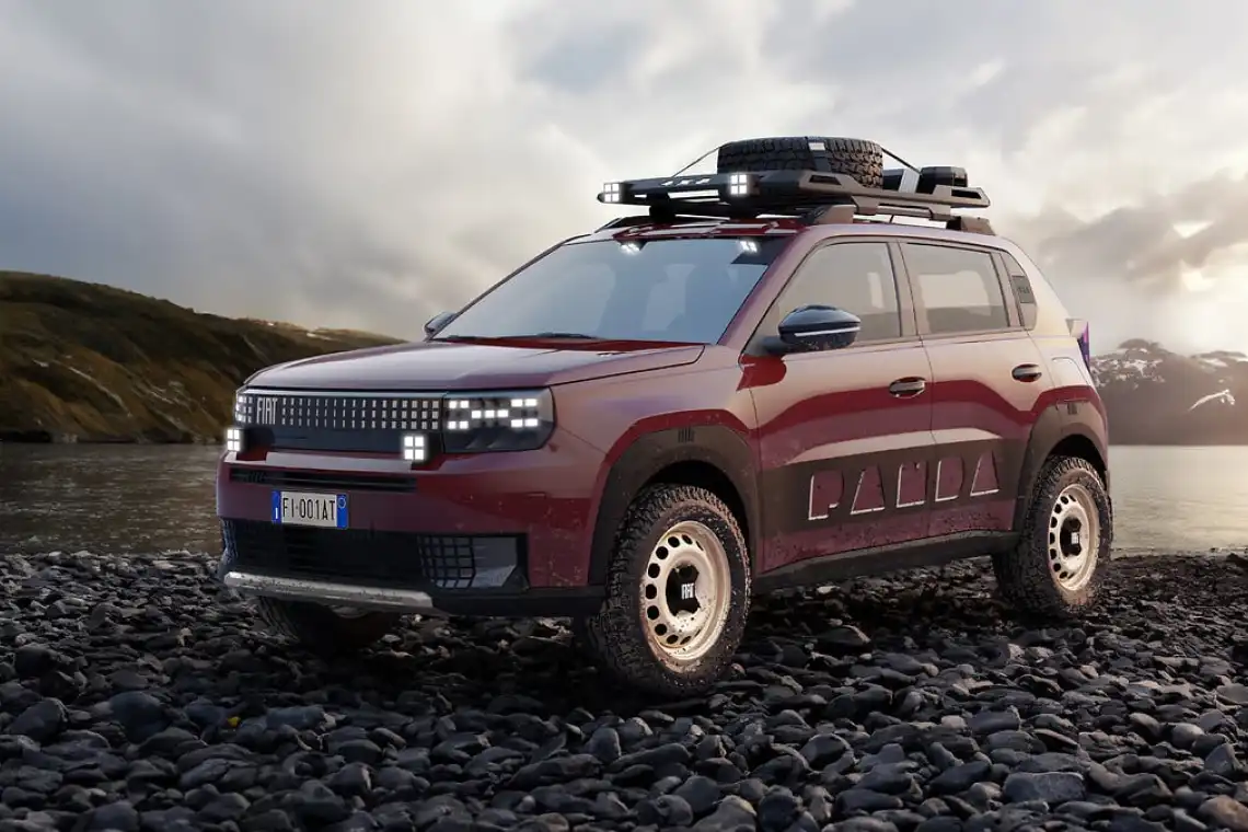 Fiat shows new Grande Panda 4x4 concept with retro-inspired design 