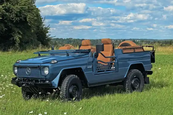 From the battlefield to Newport: Ultra-rare military G-Wagen transformed for luxury market