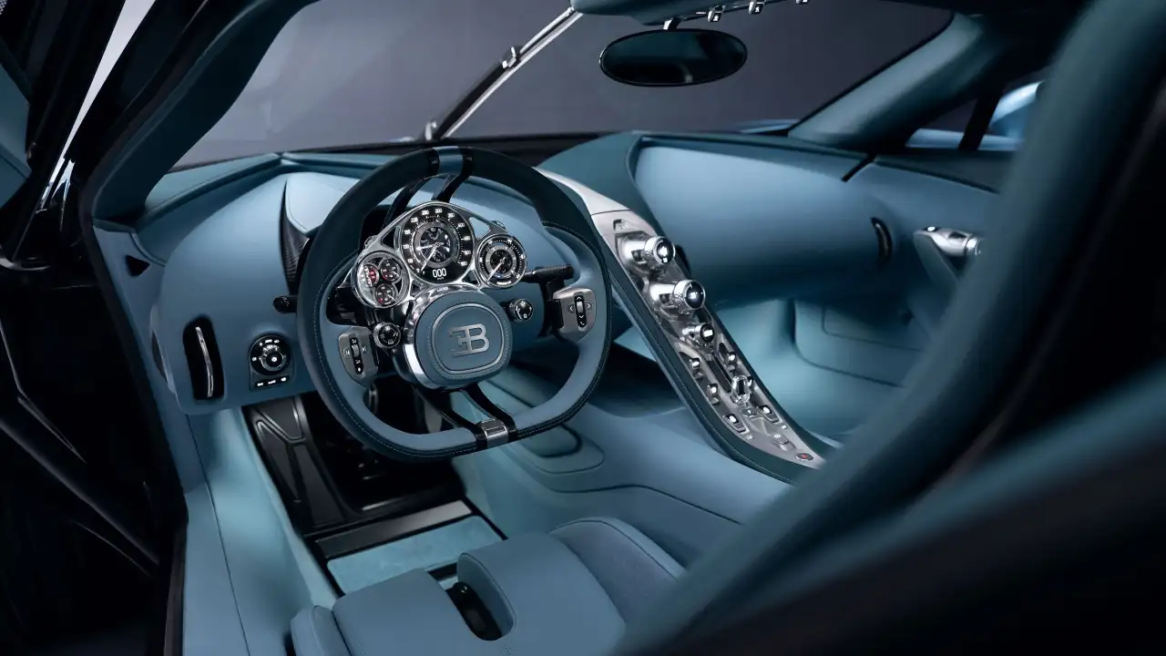 Bugatti explains the analogue philosophy behind the tourbillon's interior #1